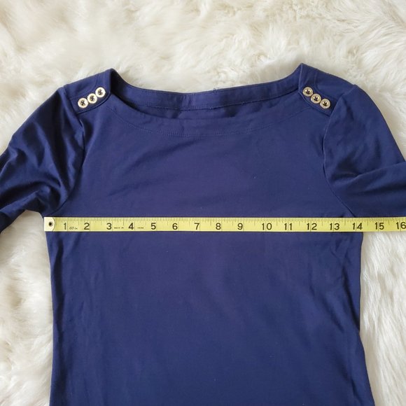 Lilly Pulitzer Sophie UPF 50+ Dress in True Navy Size XXS - Picture 9 of 15